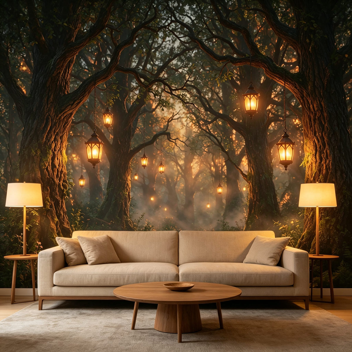 Amber Design Wallpaper Mural product view