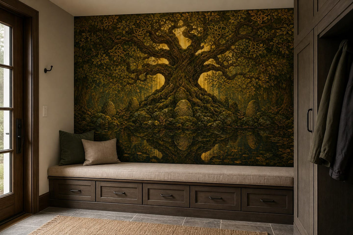 Gold Antique Wallpaper Mural product view