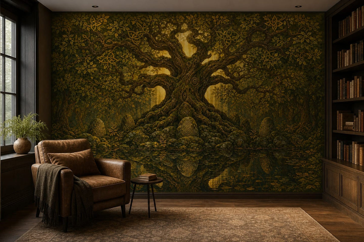 Gold Antique Wallpaper Mural product view
