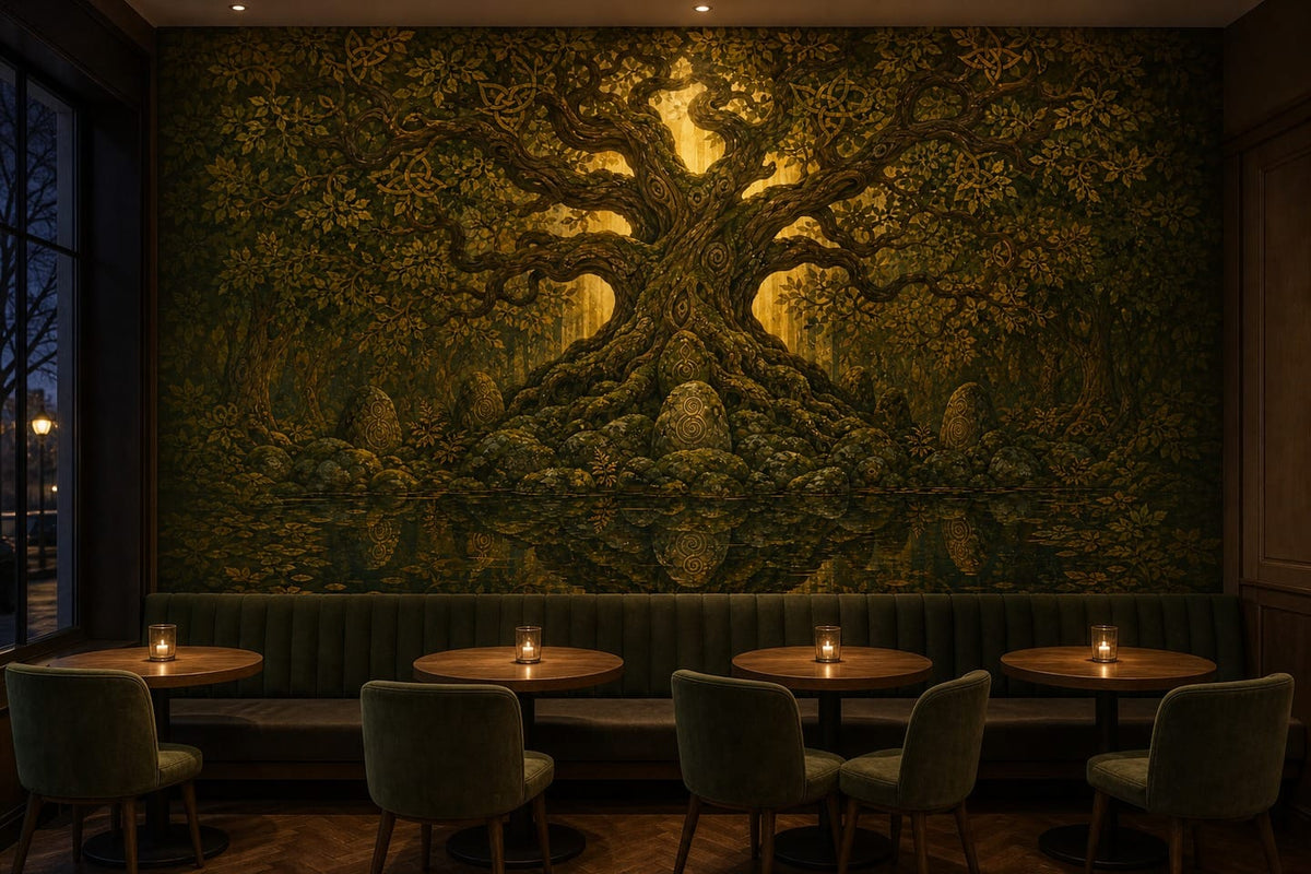 Gold Antique Wallpaper Mural product view