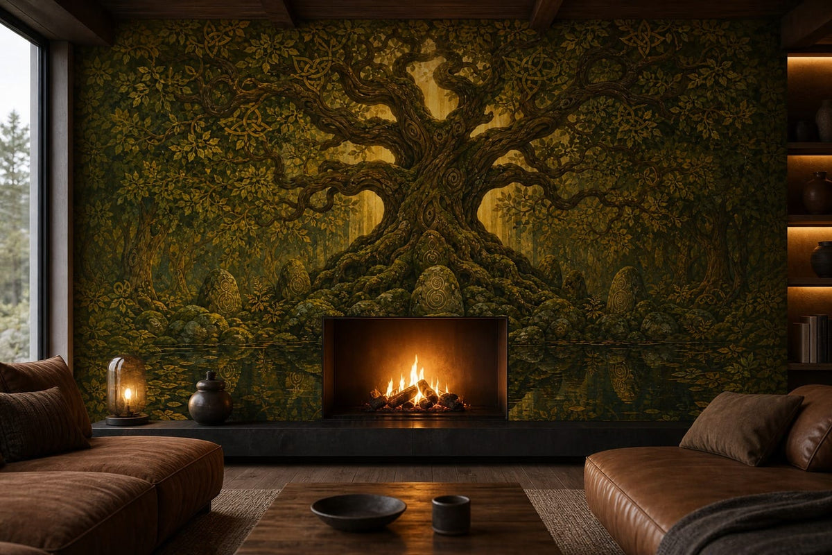 Gold Antique Wallpaper Mural product view