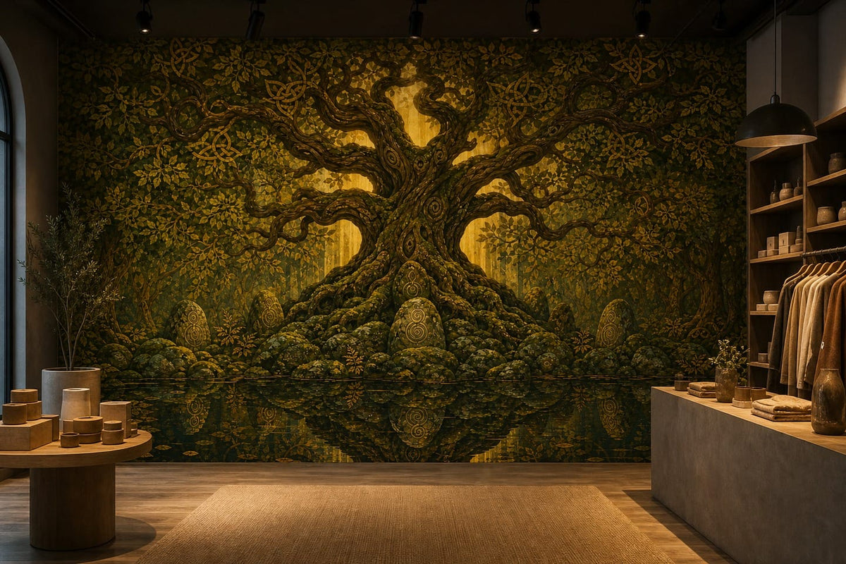 Gold Antique Wallpaper Mural product view