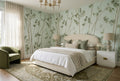 Mint Minimal Bamboo Forest Wallpaper Mural