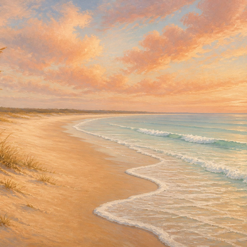 Sand Beach Wallpaper Mural product view