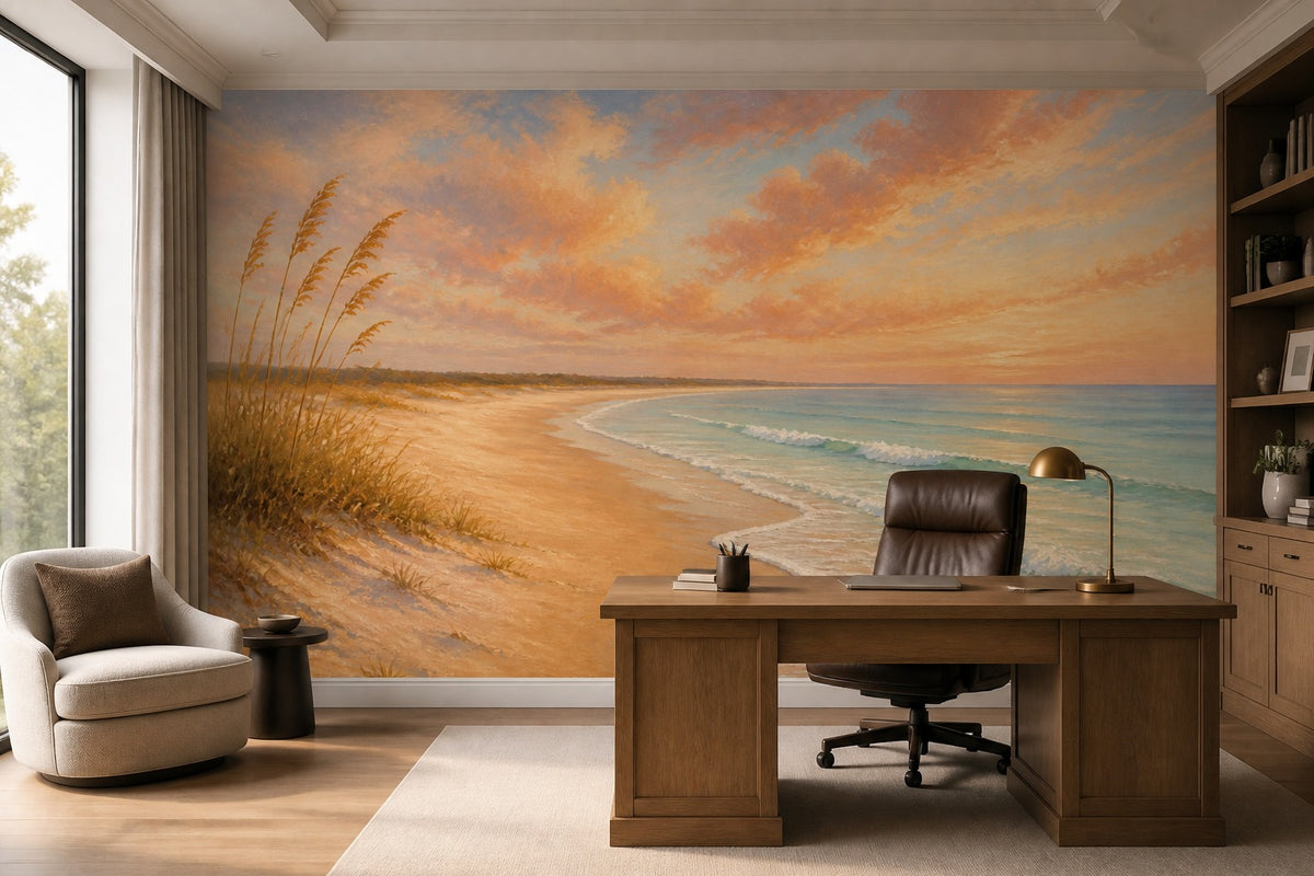Sand Beach Wallpaper Mural product view