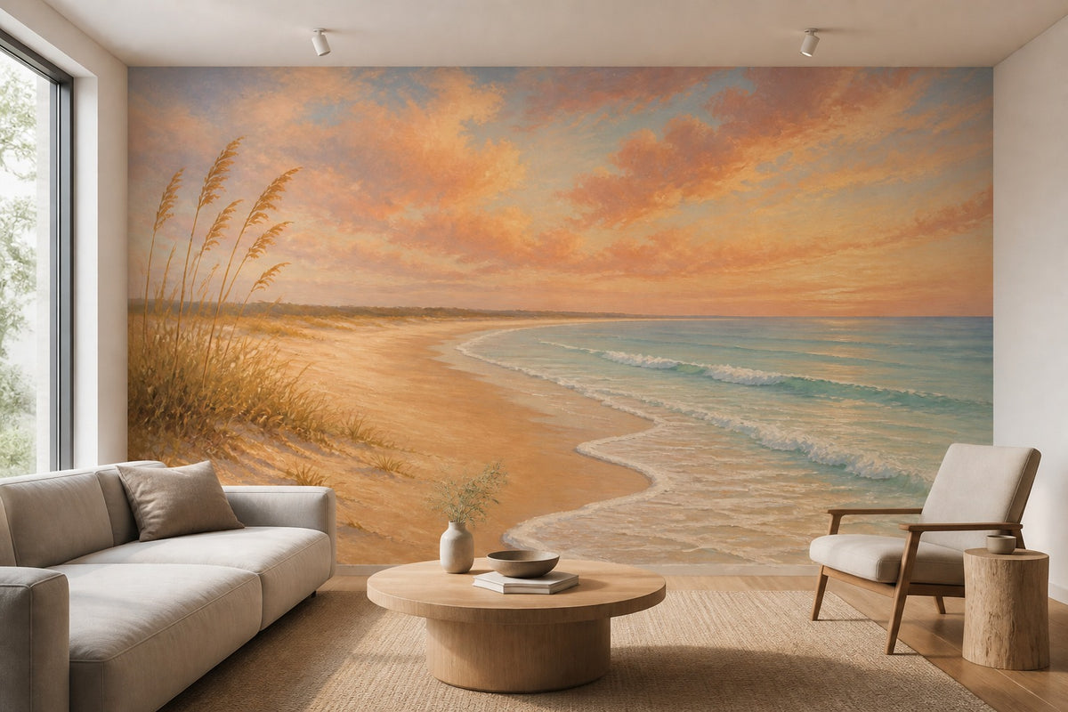 Sand Beach Wallpaper Mural product view