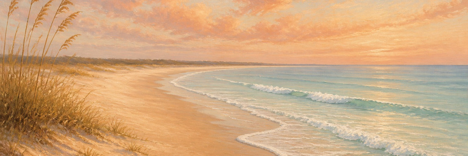 Sand Beach Wallpaper Mural