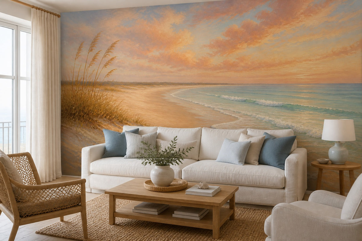 Sand Beach Wallpaper Mural product view