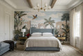 Ancient Ruins Bird Tropical Jungle Wallpaper Mural