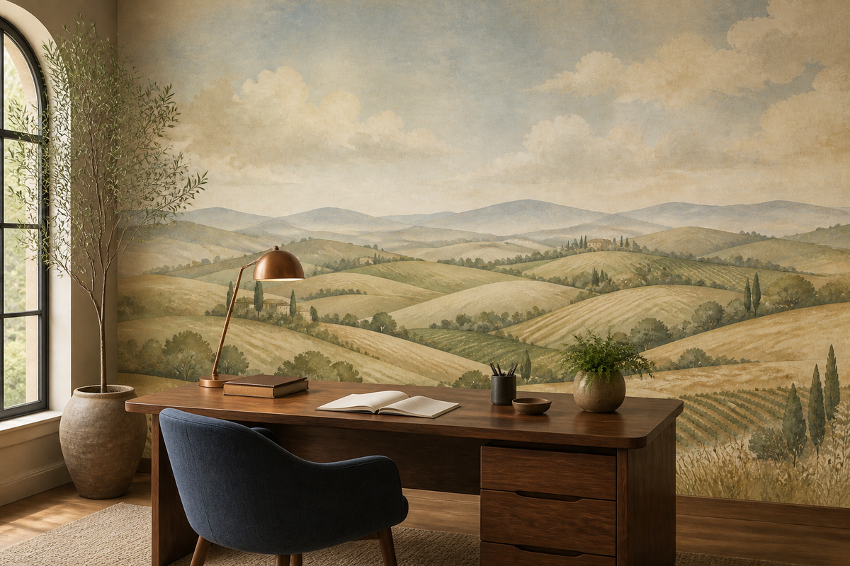 Beige Tuscan Wallpaper Mural product view