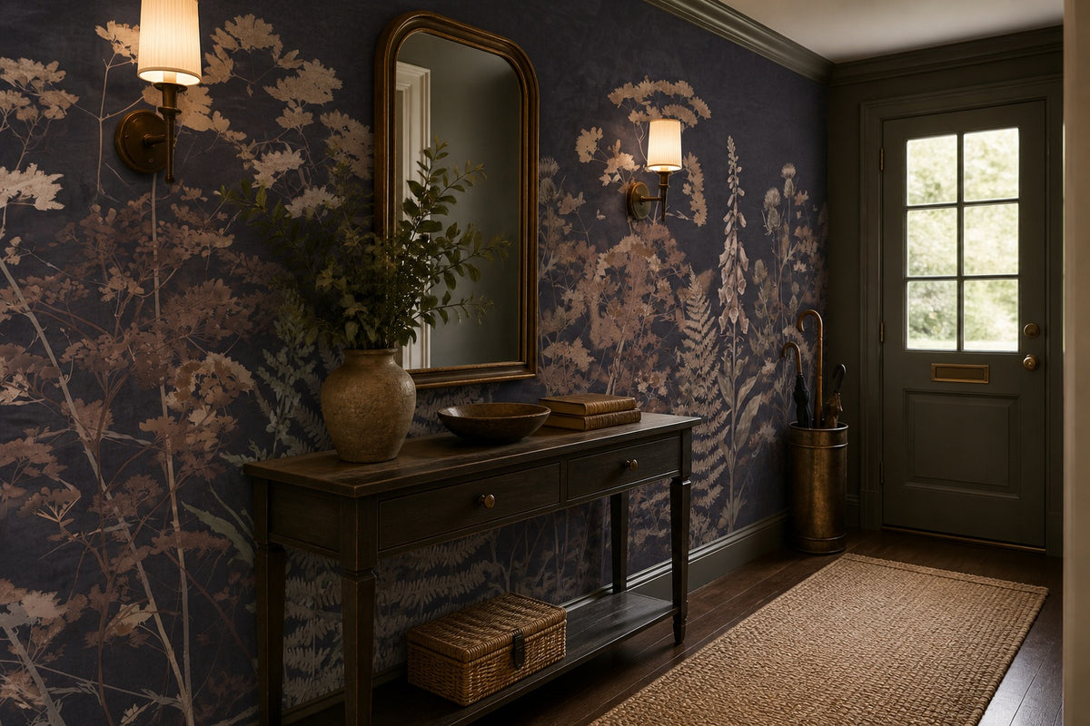 beige leaf vintage jungle wallpaper hallway custom stick on non woven vinyl removable