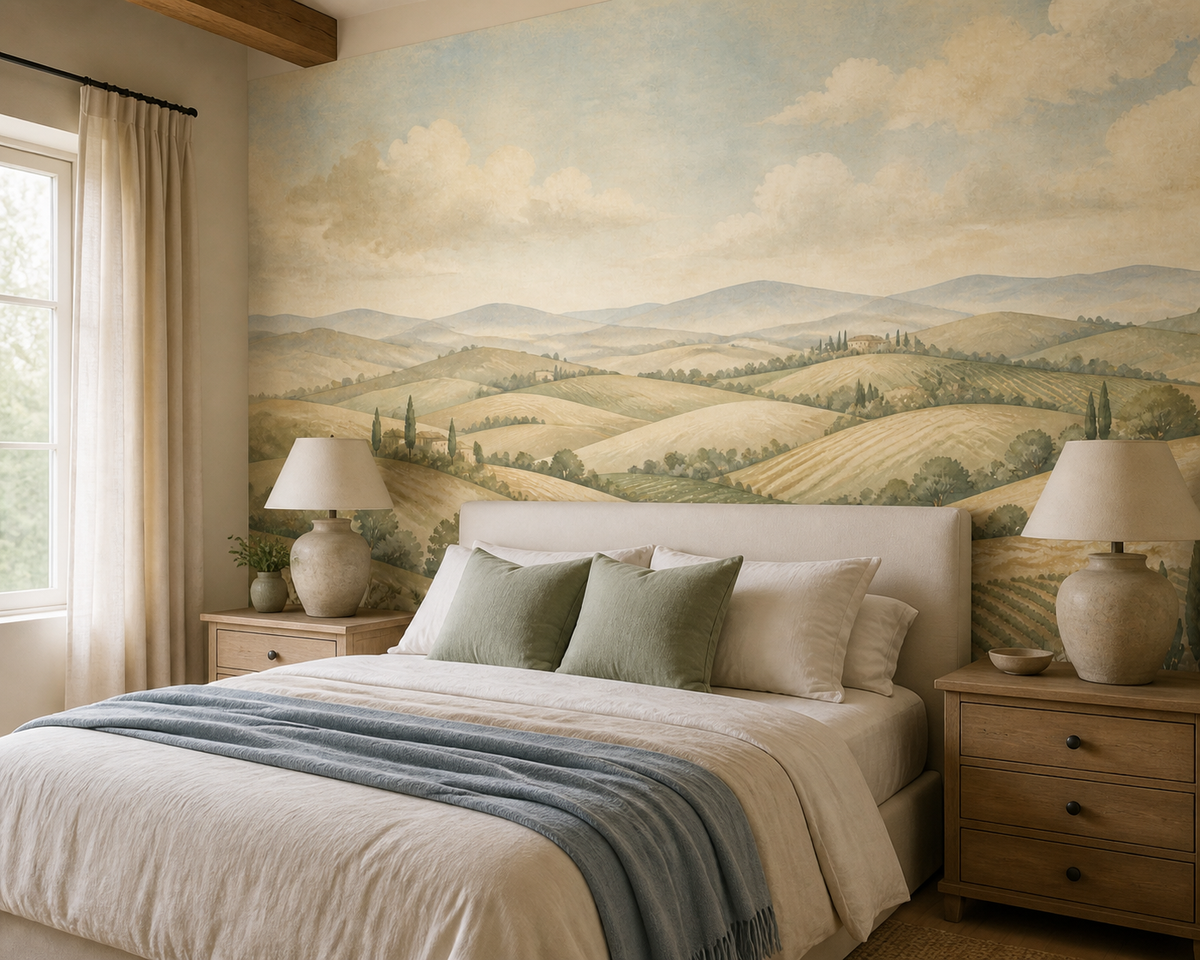 Beige Tuscan Wallpaper Mural product view