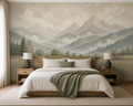 Beige Misty Wallpaper Mural