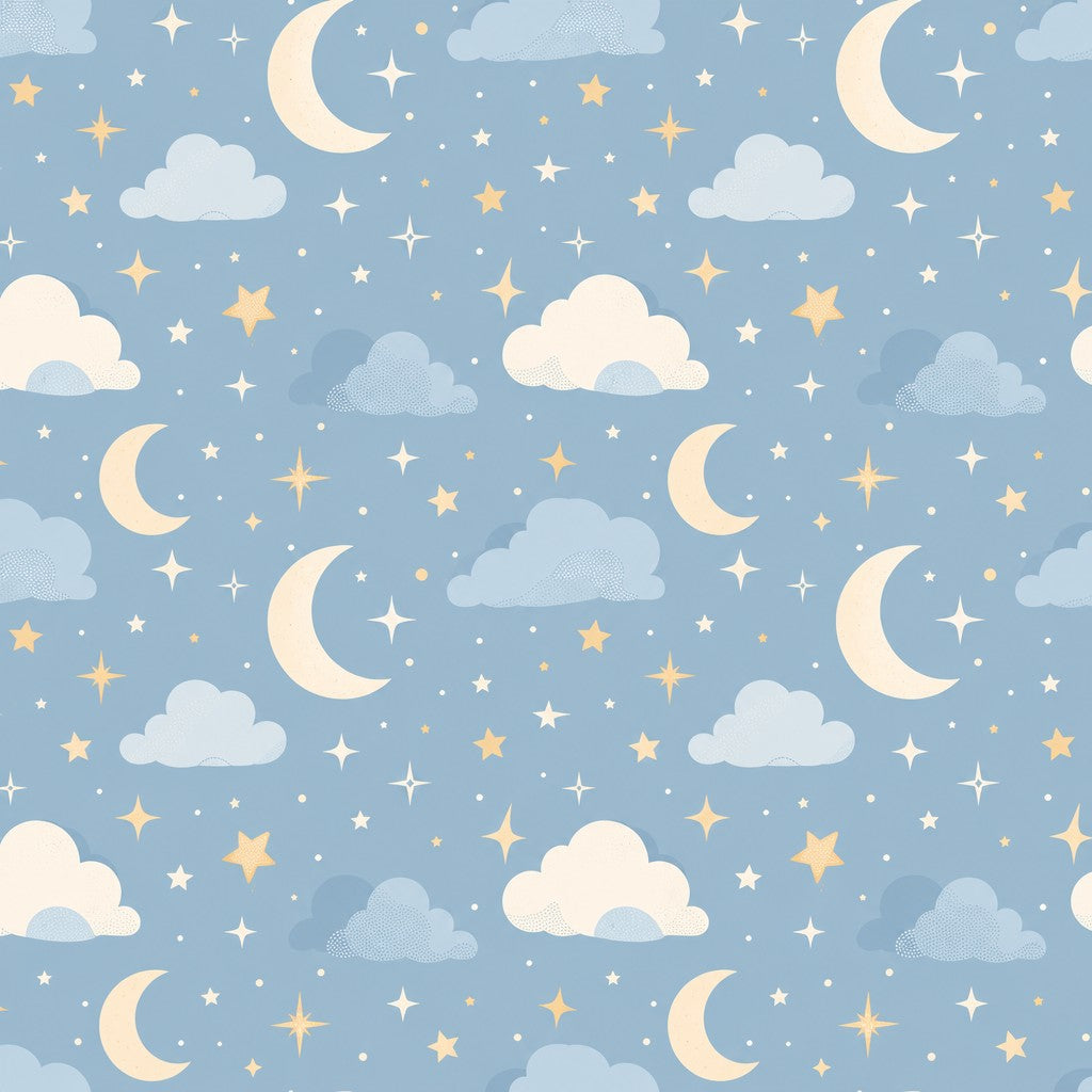 Beige Moonlit Wallpaper Mural