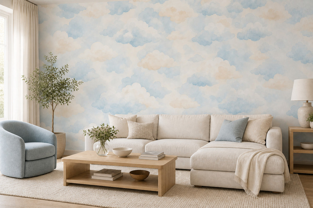 Beige Soft Wallpaper Mural product view