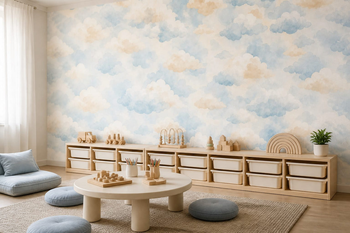 Beige Soft Wallpaper Mural product view