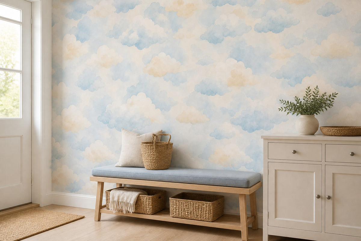 Beige Soft Wallpaper Mural product view
