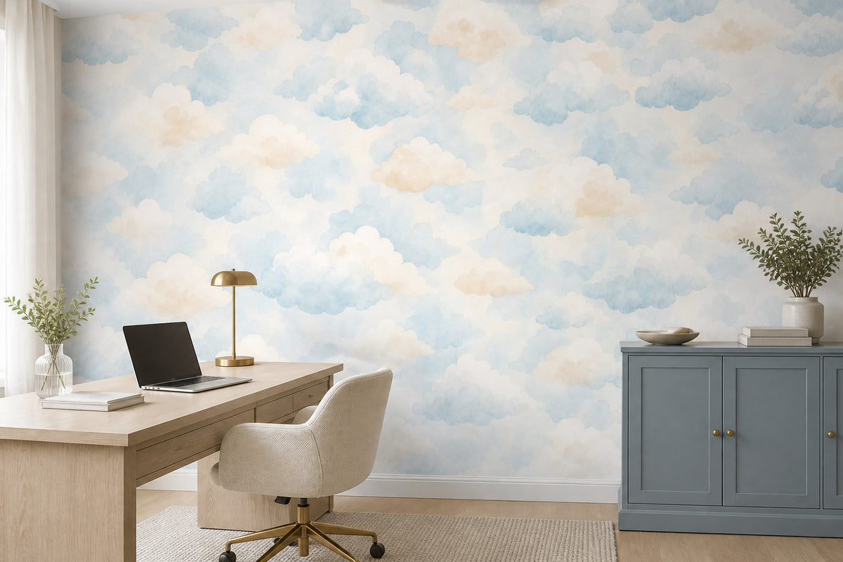 Beige Soft Wallpaper Mural product view