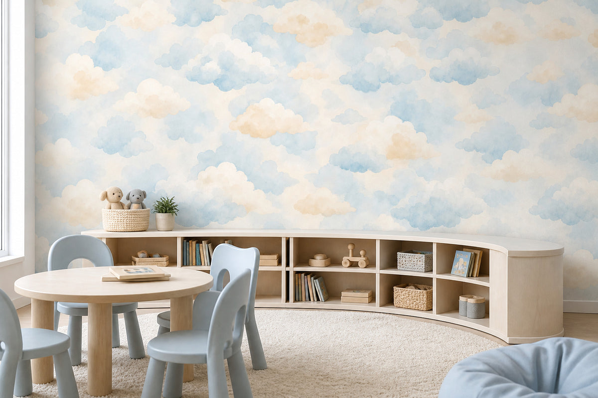 Beige Soft Wallpaper Mural product view