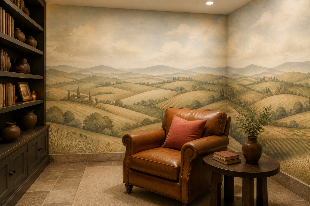 Beige Tuscan Wallpaper Mural product view