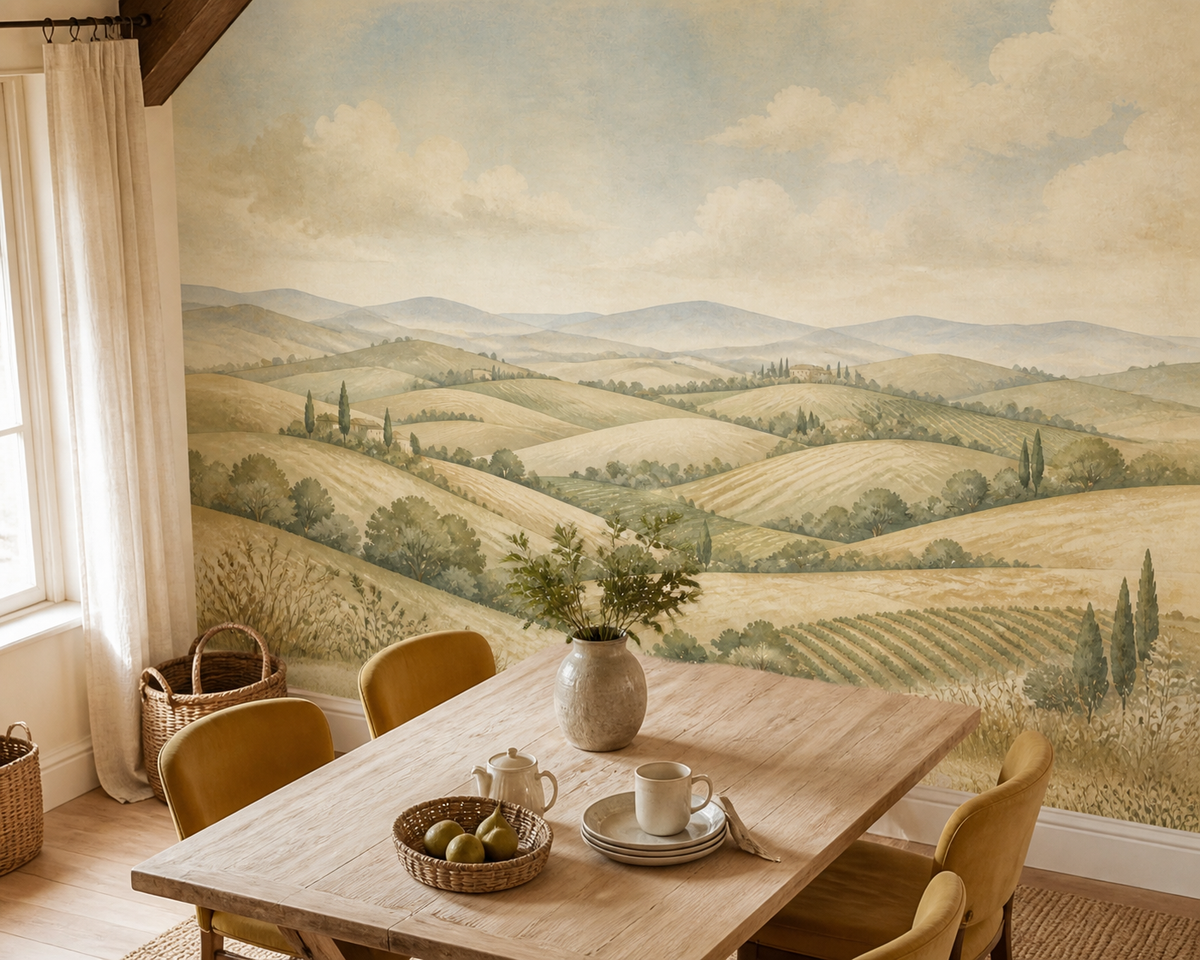 Beige Tuscan Wallpaper Mural product view