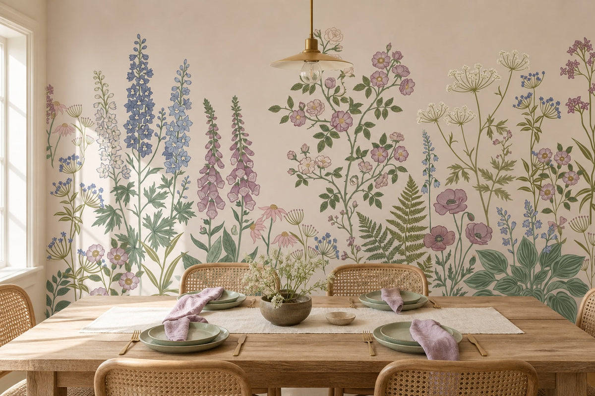 beige vintage jungle wallpaper dining custom self adhesive non woven vinyl removable