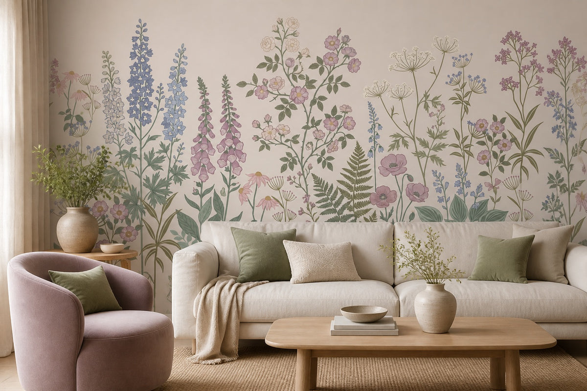 beige vintage jungle wallpaper living custom peel and stick non woven vinyl removable