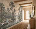 Tranquil Wetland Birds Mural Wallpaper