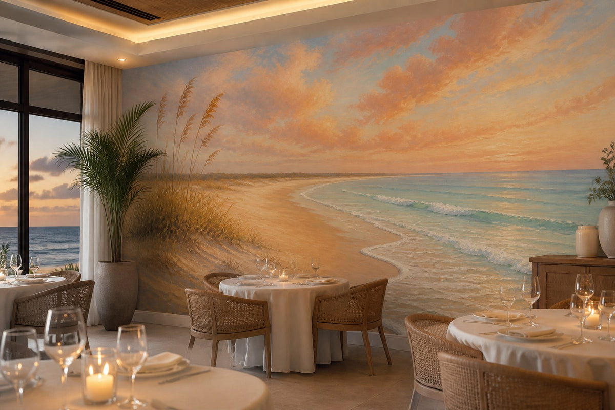 Sand Beach Wallpaper Mural product view