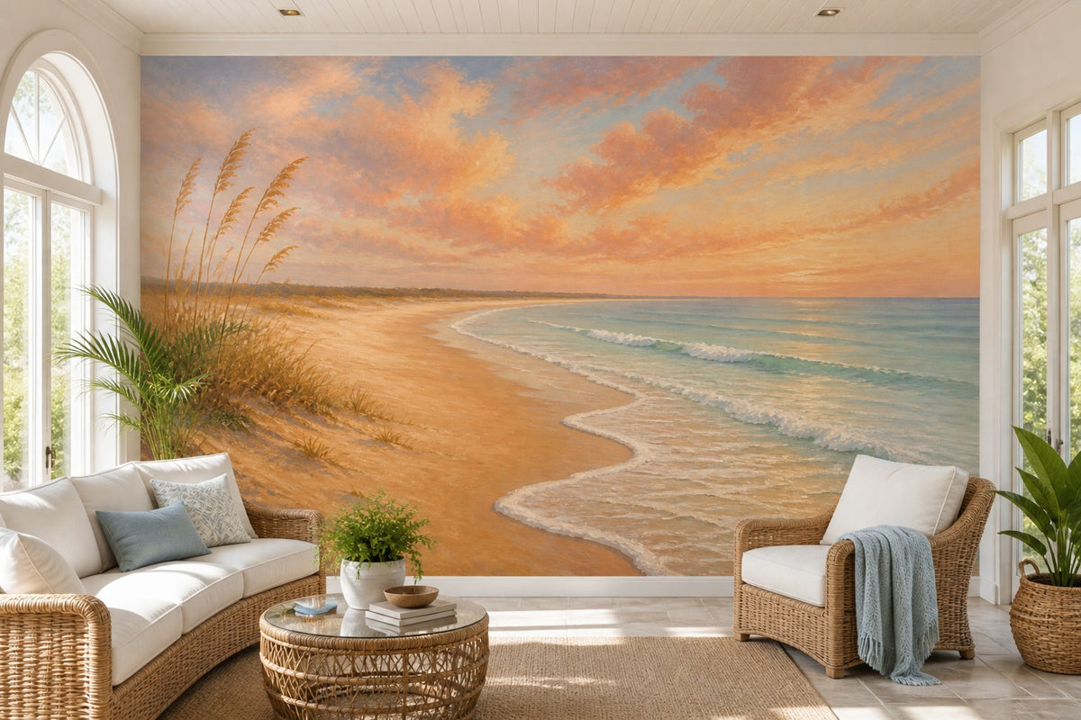 Sand Beach Wallpaper Mural product view