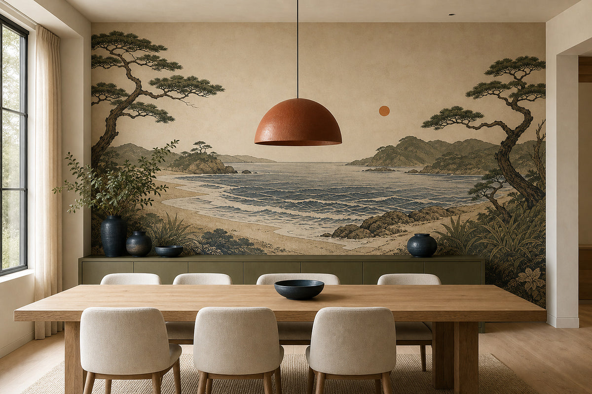Blue Design Wallpaper Mural product view