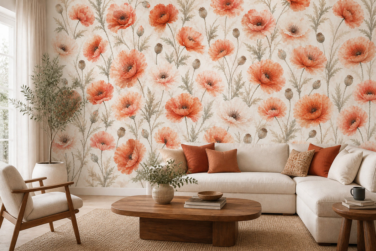 Blue Design Wallpaper Mural product view