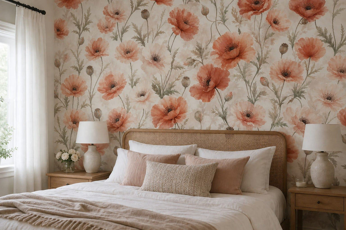 Blue Design Wallpaper Mural product view