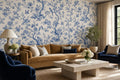 Blue Garden Wallpaper Mural