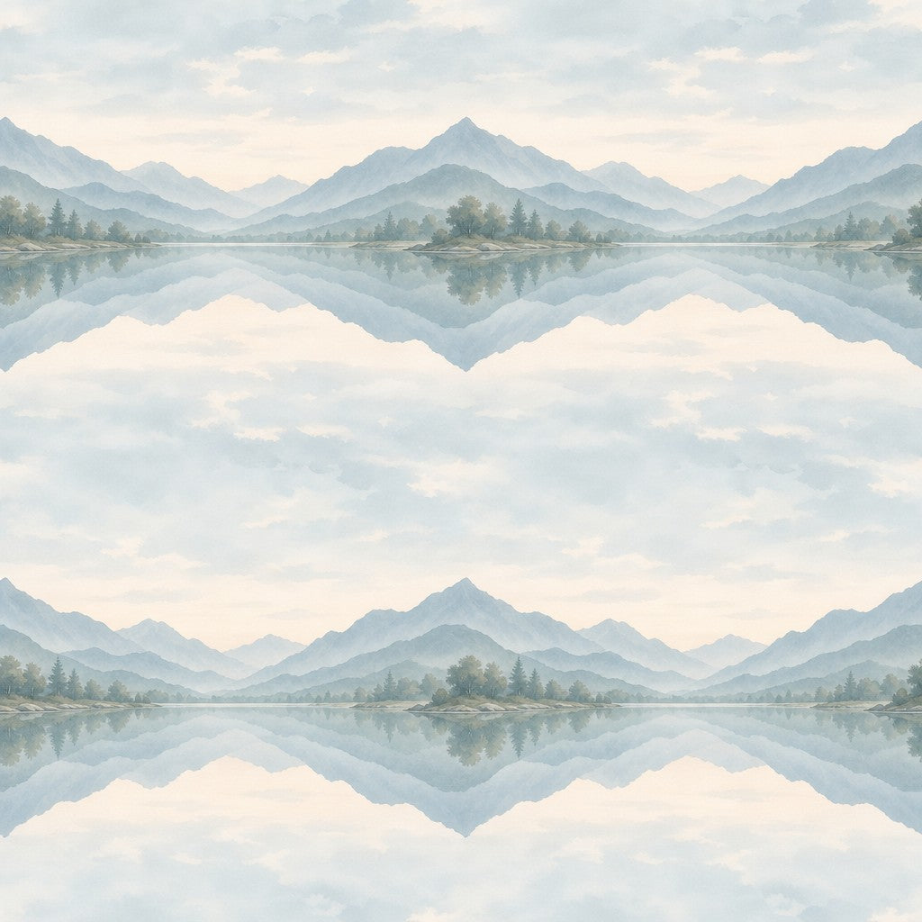 Blue Lake Wallpaper Mural product view