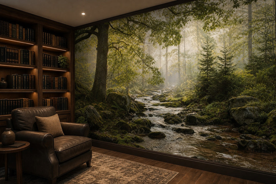 Blue Mist Wallpaper Mural product view