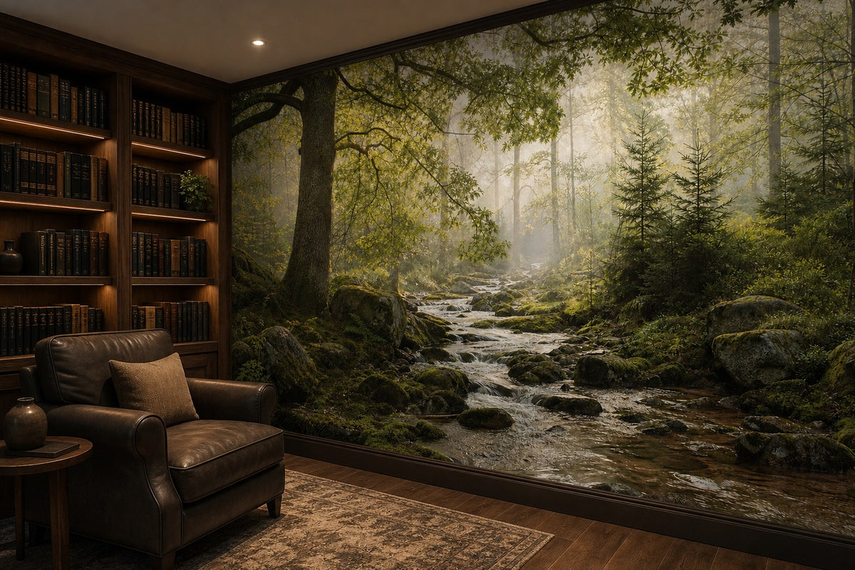 Blue Mist Wallpaper Mural product view