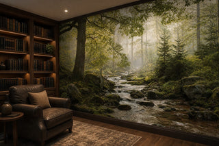 Blue Mist Wallpaper Mural
