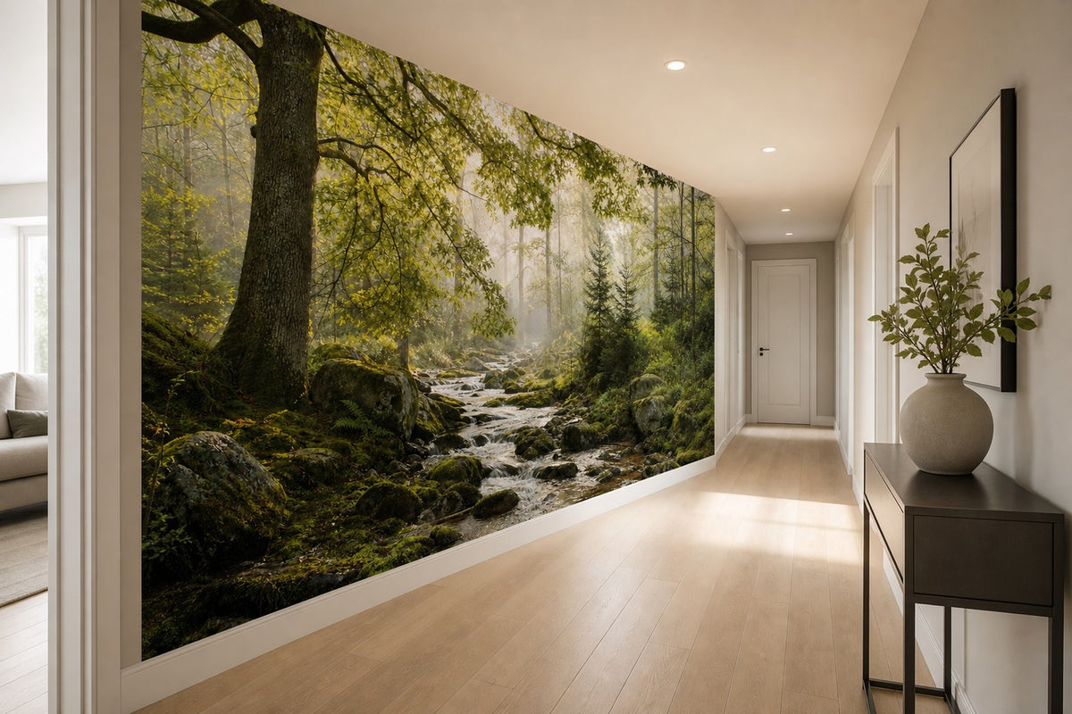 Blue Mist Wallpaper Mural product view