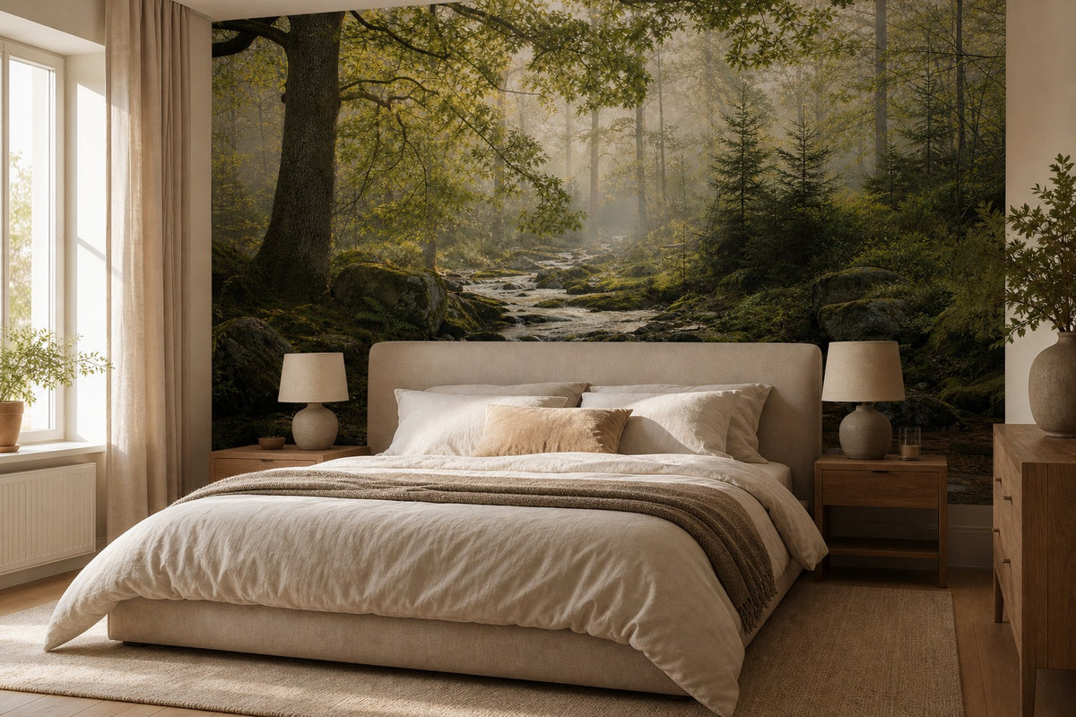 Blue Mist Wallpaper Mural product view
