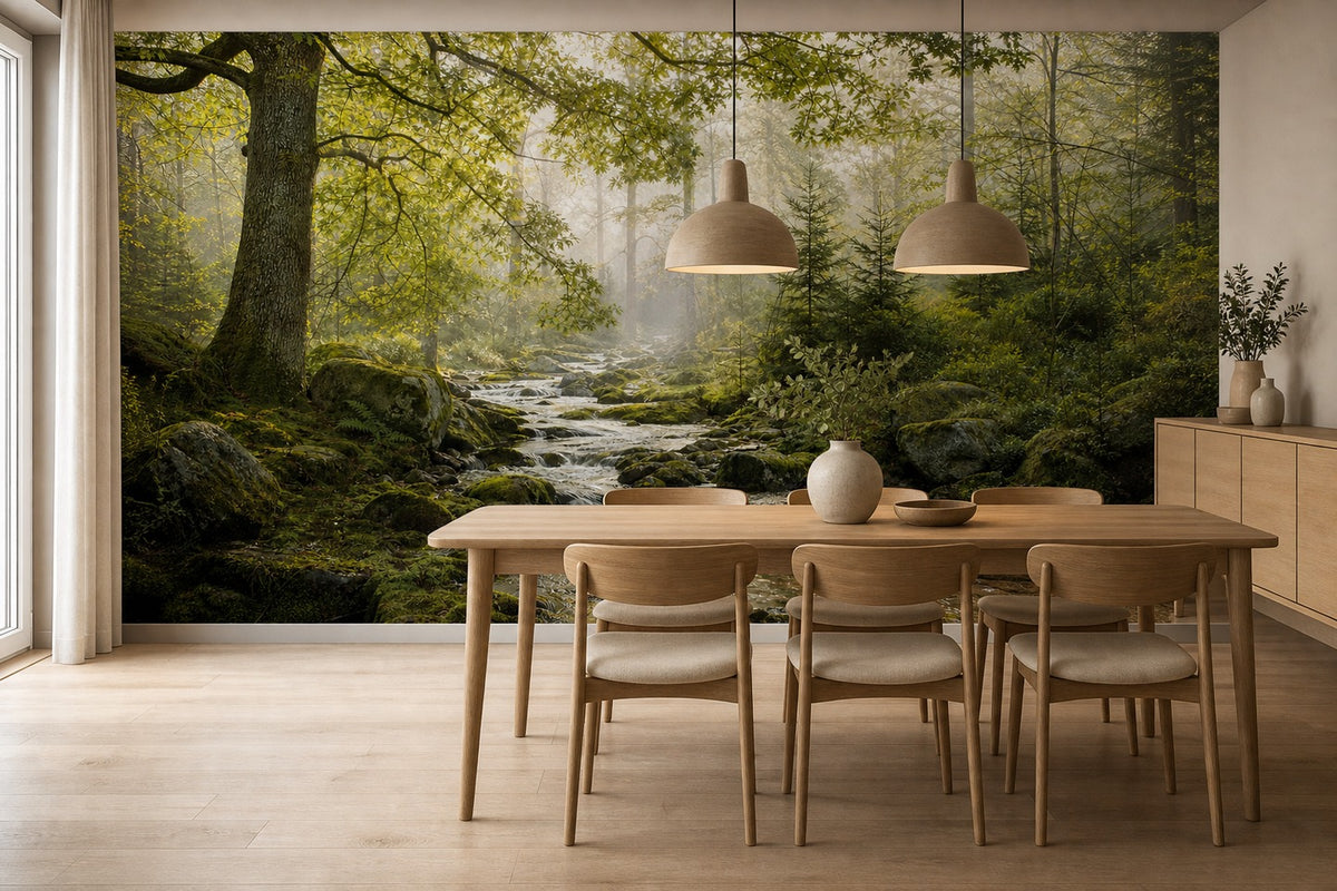 Blue Mist Wallpaper Mural product view