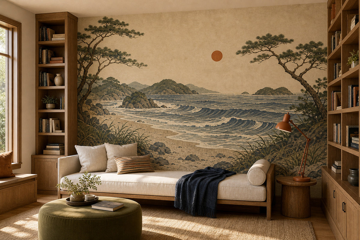 Blue Design Wallpaper Mural product view