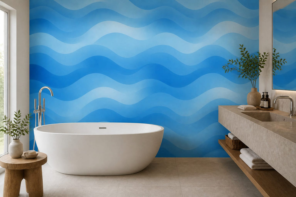 Blue Ocean Wallpaper Mural product view