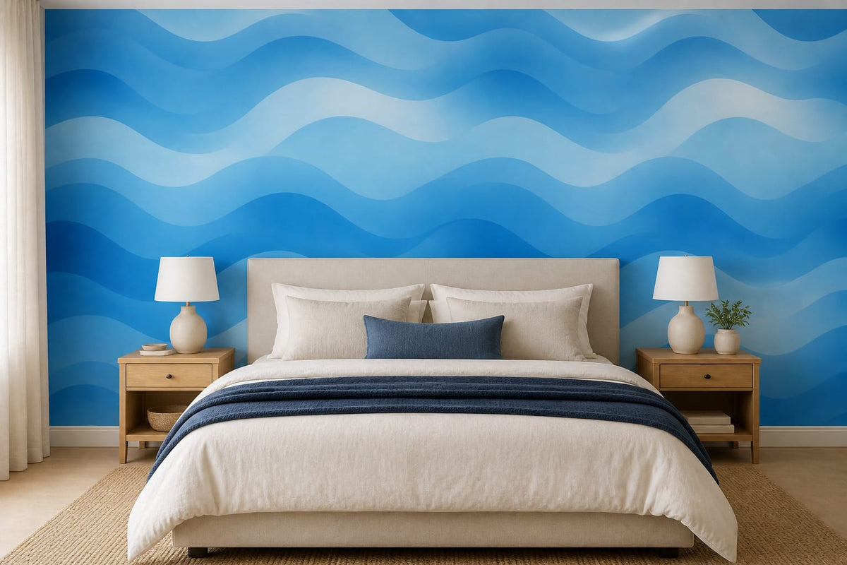 Blue Ocean Wallpaper Mural product view