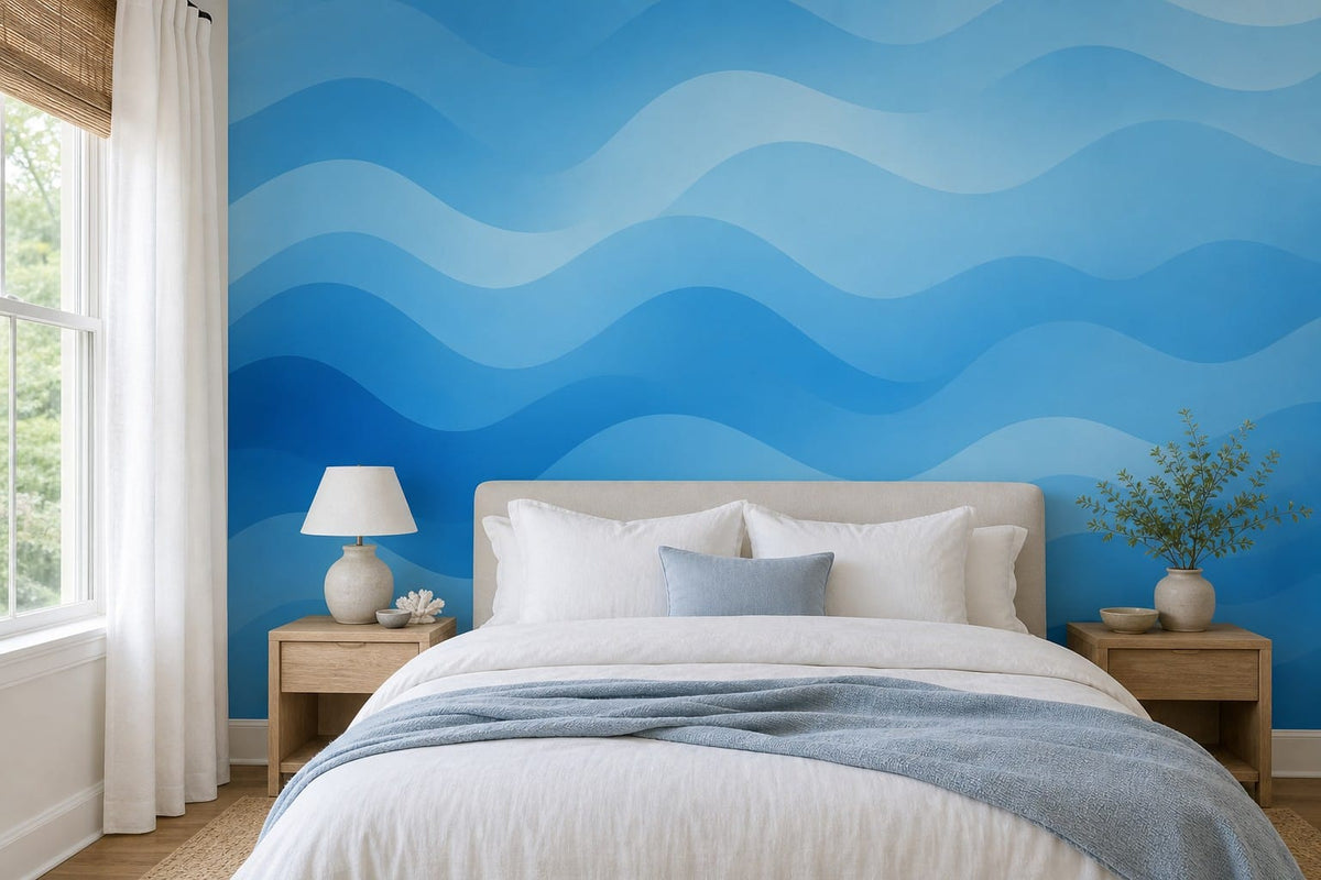 Blue Ocean Wallpaper Mural product view
