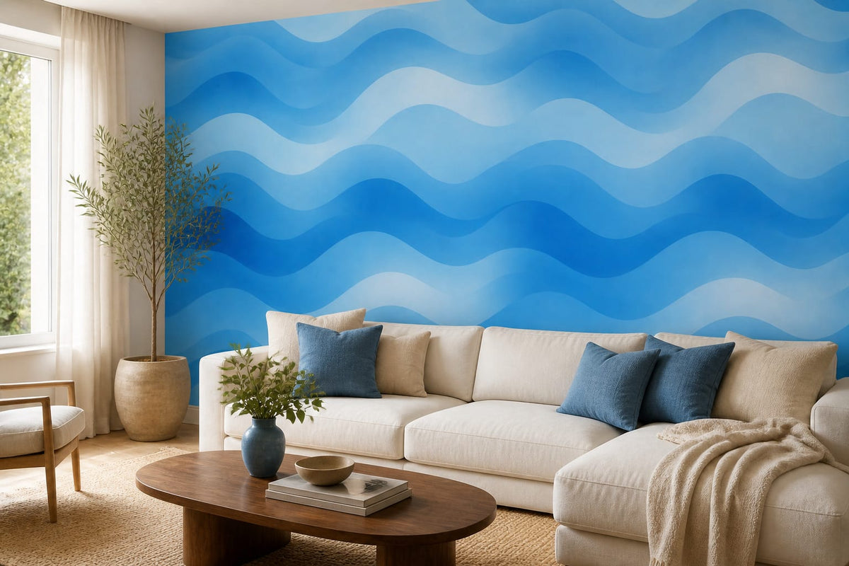 Blue Ocean Wallpaper Mural product view