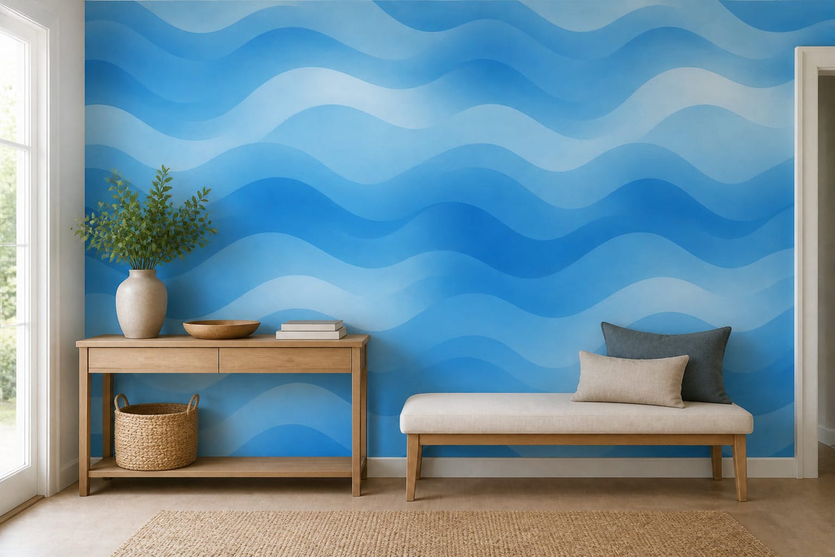 Blue Ocean Wallpaper Mural product view