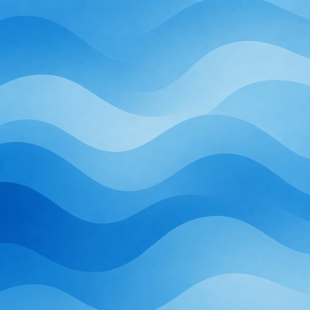 Blue Ocean Wallpaper Mural product view