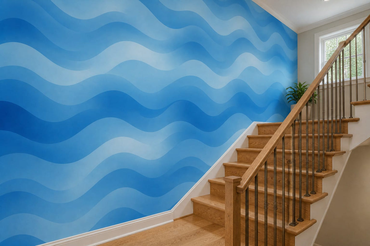 Blue Ocean Wallpaper Mural product view