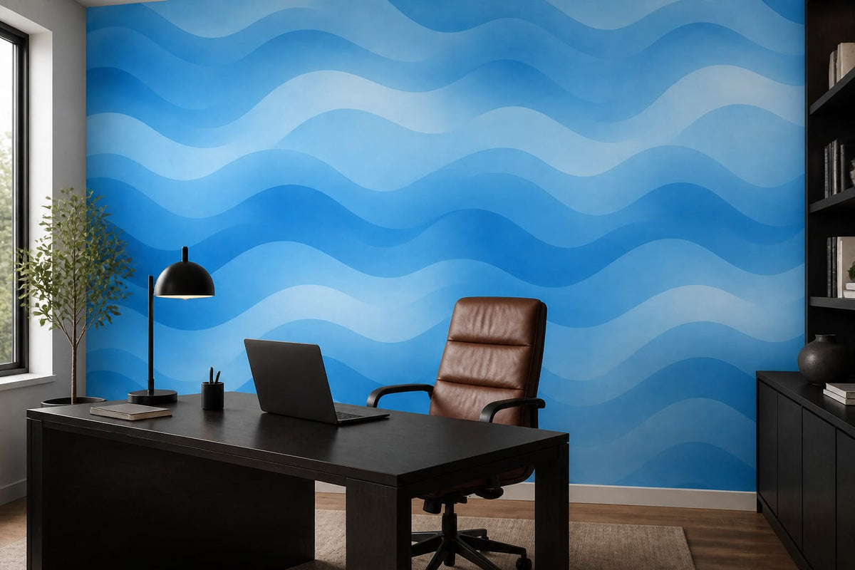Blue Ocean Wallpaper Mural product view